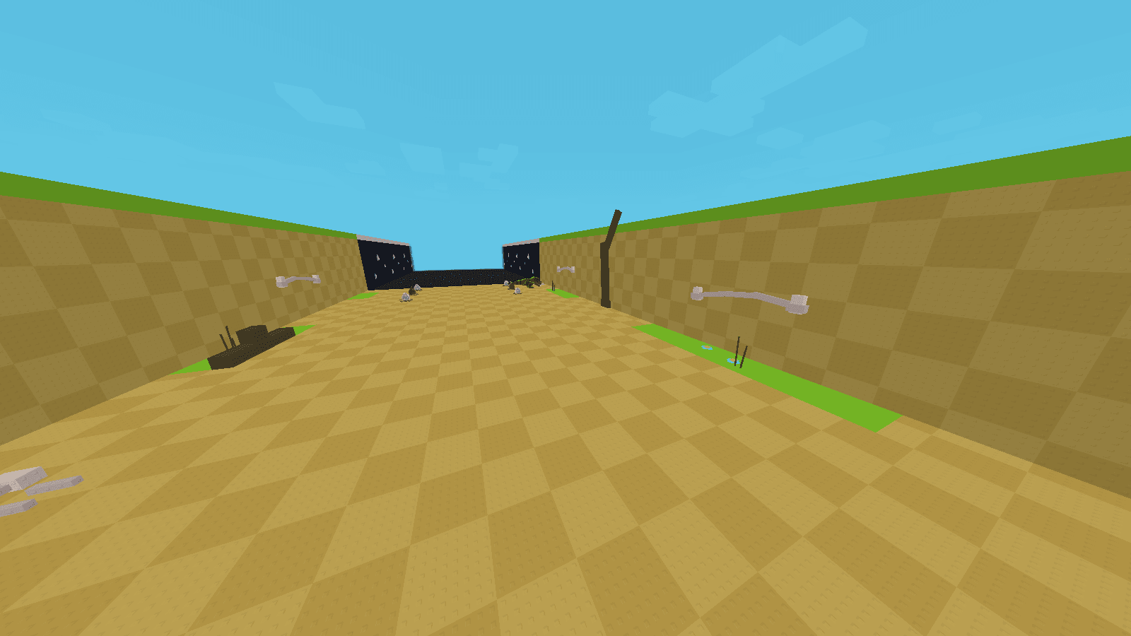 Steal an Egg Minecraft map: the prehistoric zone